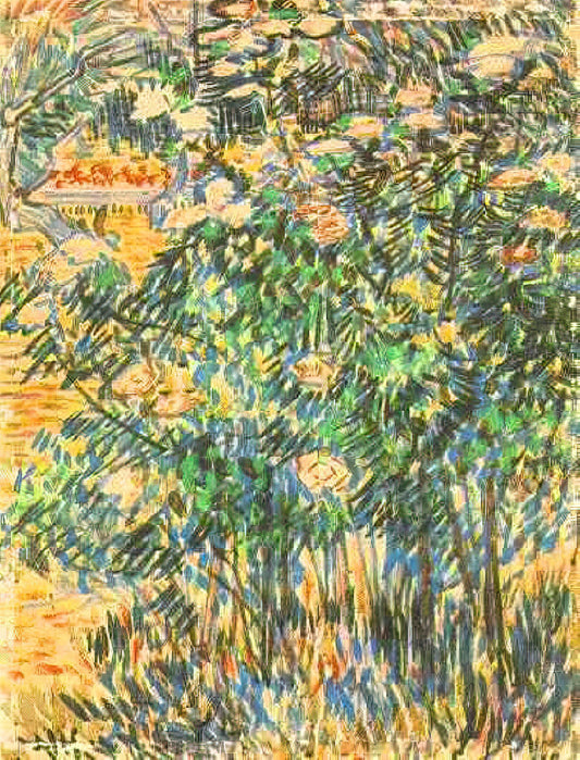 Van Gogh's Couples: The Emotional Power of Relationships in His Art - Flowering Shrubs by Vincent van Gogh