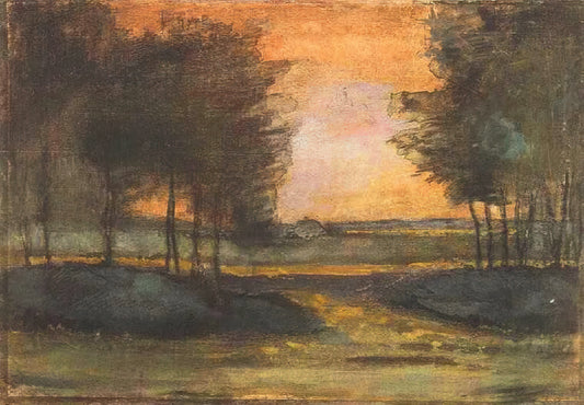 Van Gogh's La Berceuse: An Intimate Portrait of Comfort and Color - The Landscape in Drenthe by Vincent van Gogh