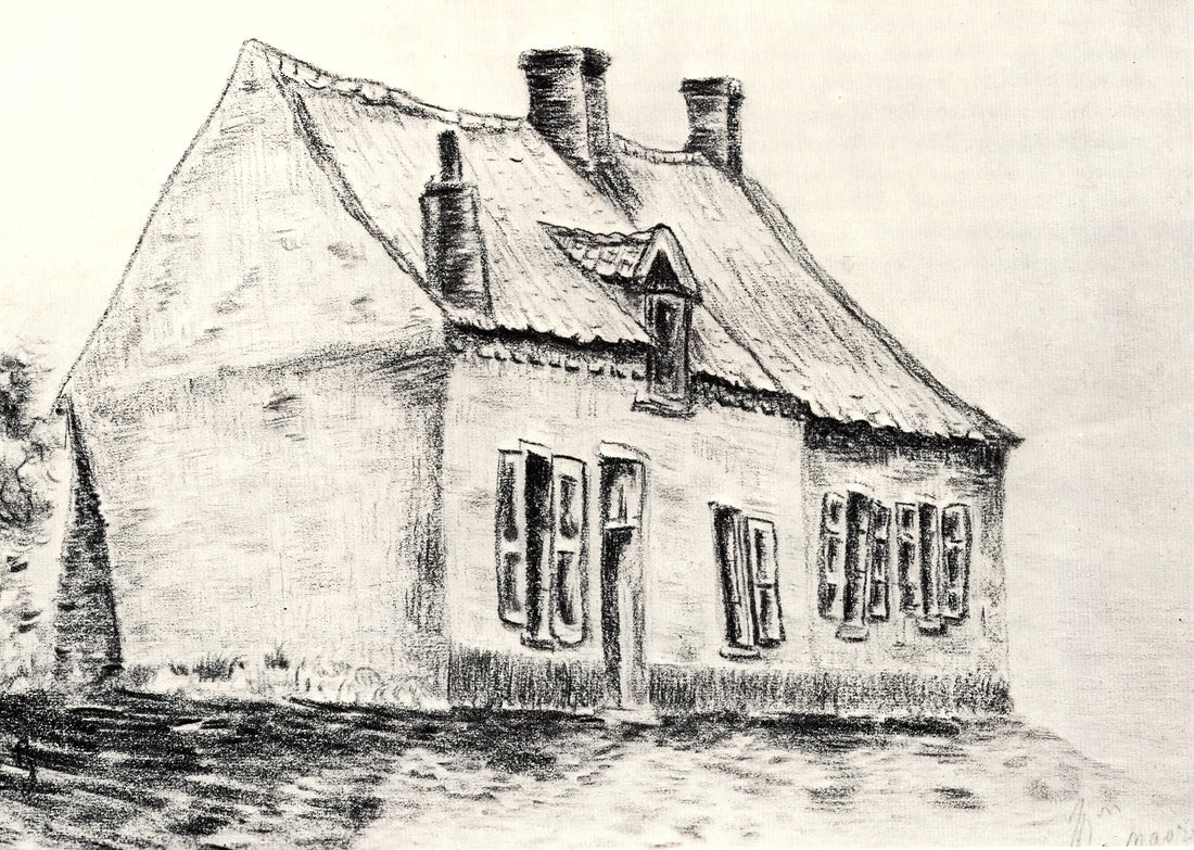 Van Gogh's Starry Night: The Museum of Modern Art's Iconic Masterpiece - A house Magros by Vincent van Gogh