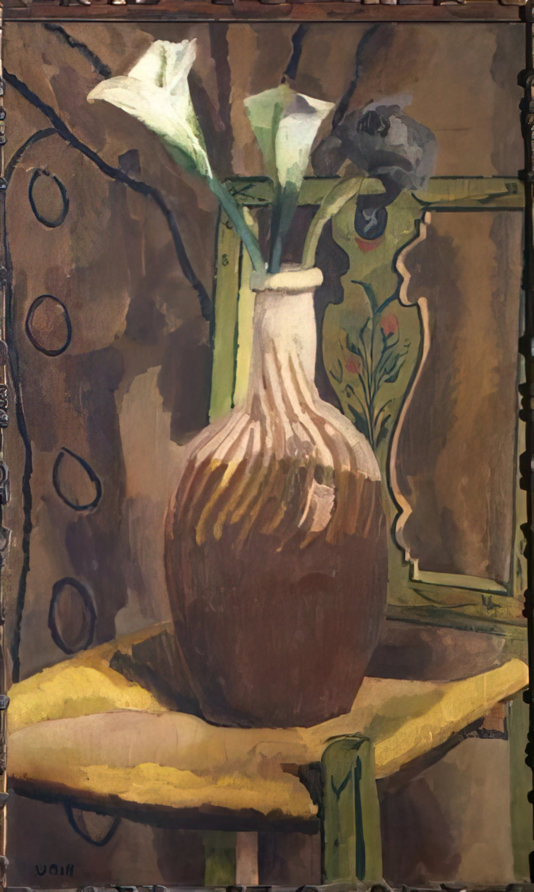 Vanessa Bell Prints for Sale: Discovering the Bloomsbury Group's Visionary Artist - ARUM LILIES 1919 by Vanessa Bell