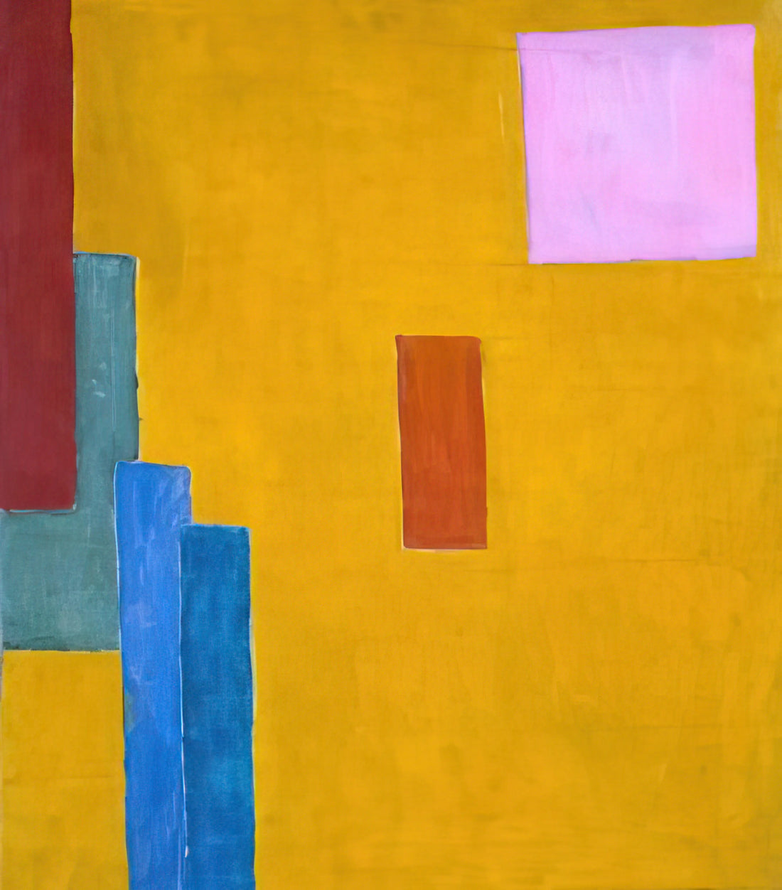 Vanessa Bell Virginia Woolf Painting: A Portrait of Sibling Genius - ABSTRACT PAINTING 1914 by Vanessa Bell