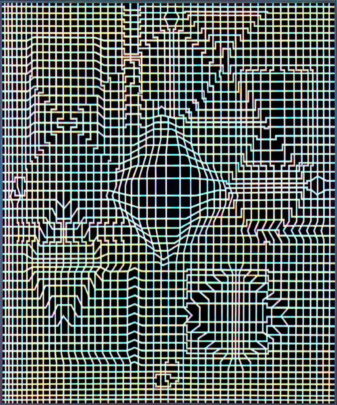 Vasarely Centre: The Ultimate Destination for Op Art Immersion and Victor Vasarely Prints - Biadan - 1959 by Victor Vasarely