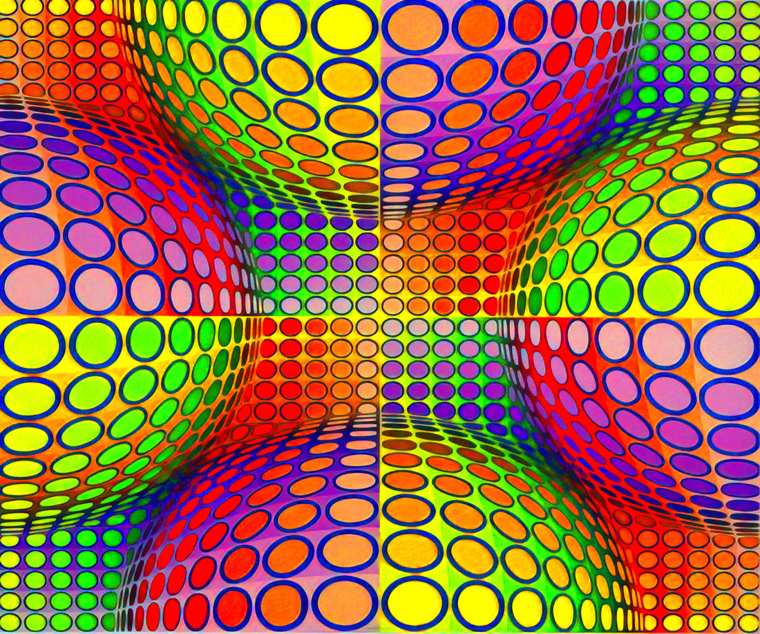 Victor Vasarely and the Kinetic Art Movement: The Master of Optical Illusions - Vega-Lep - 1970 by Victor Vasarely
