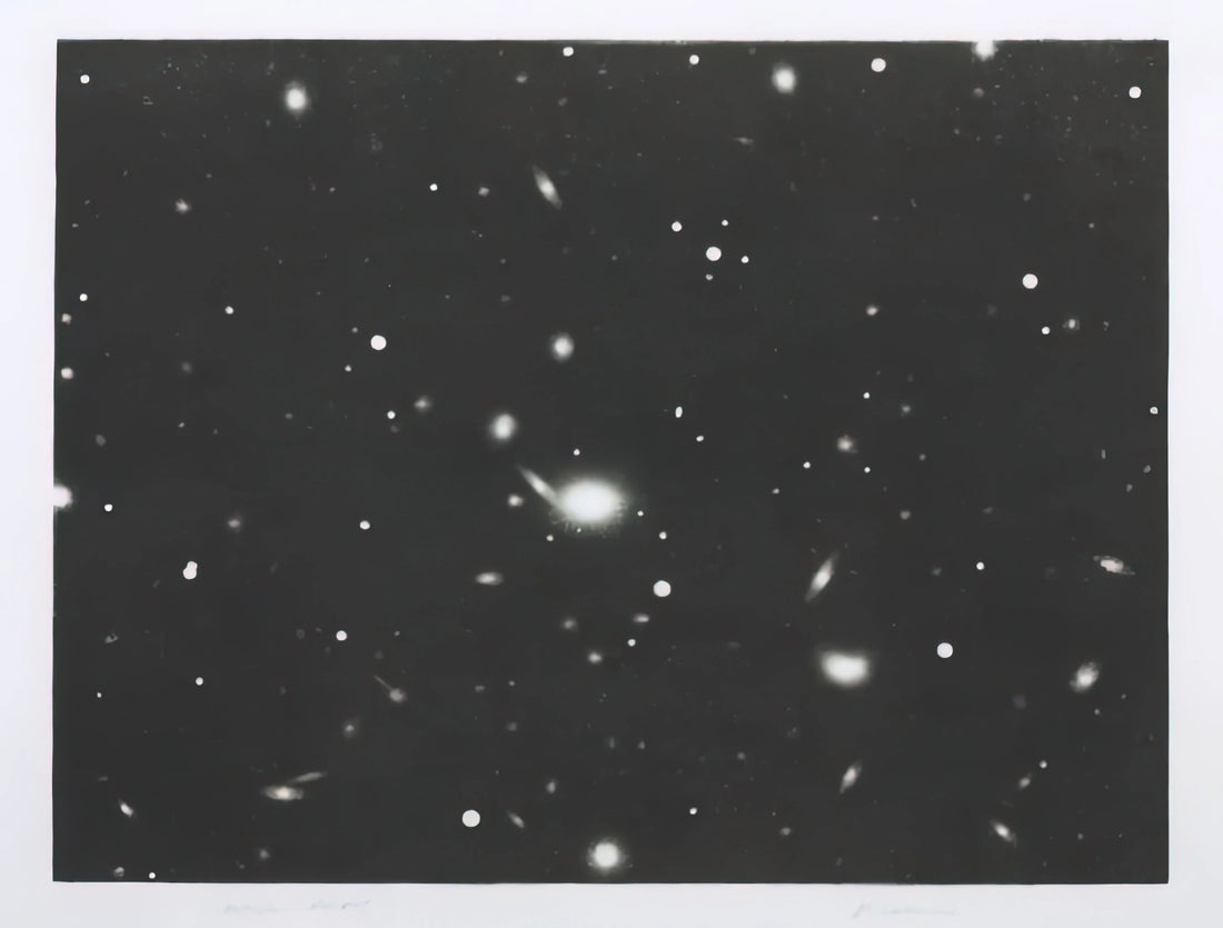 Vija Celmins Painting: The Sublime Precision of the Natural World - GALAXY 1975 by Vija Celmins