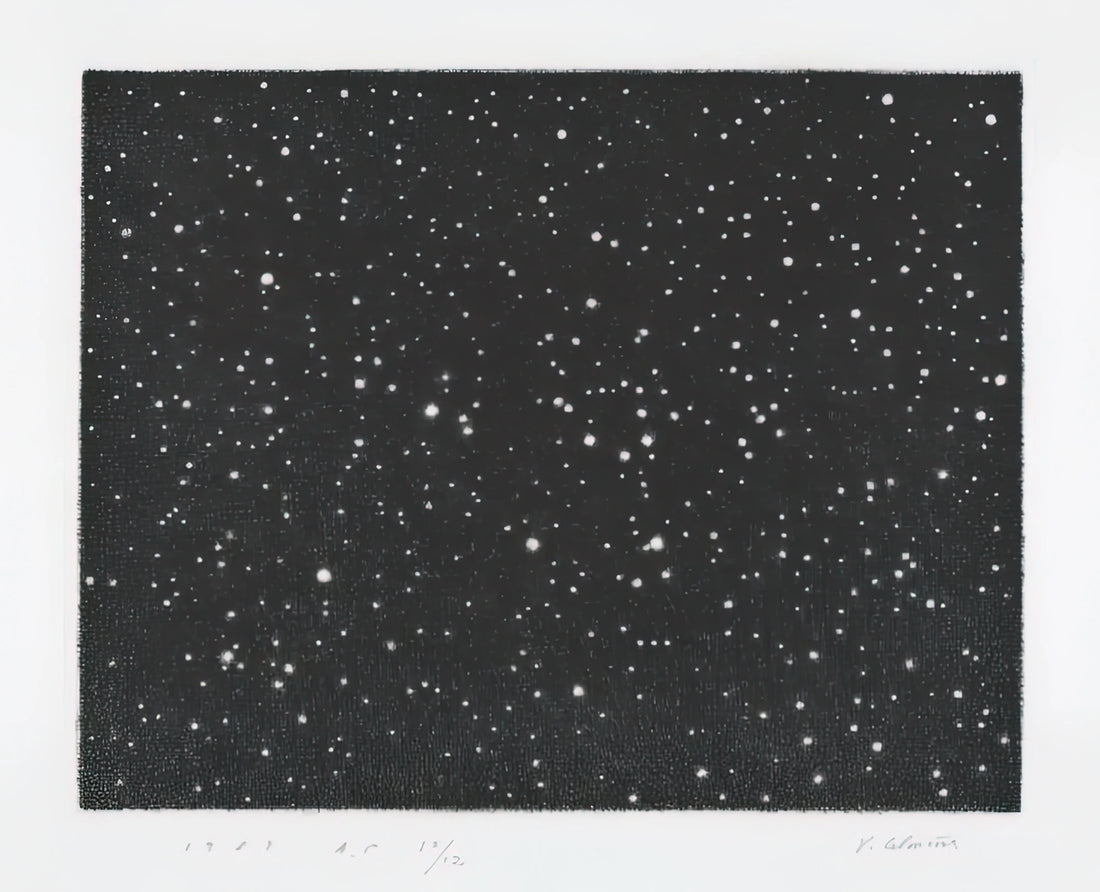 Vija Celmins Prints for Sale: A Collector's Guide to Her Meditative Universe - MOUNT HOLYOKE 1987 by Vija Celmins