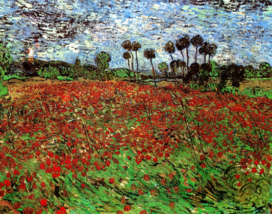 Vincent van Gogh Poster: The Definitive Guide to Owning Museum-Quality Art Prints - Field with Poppies by Vincent van Gogh