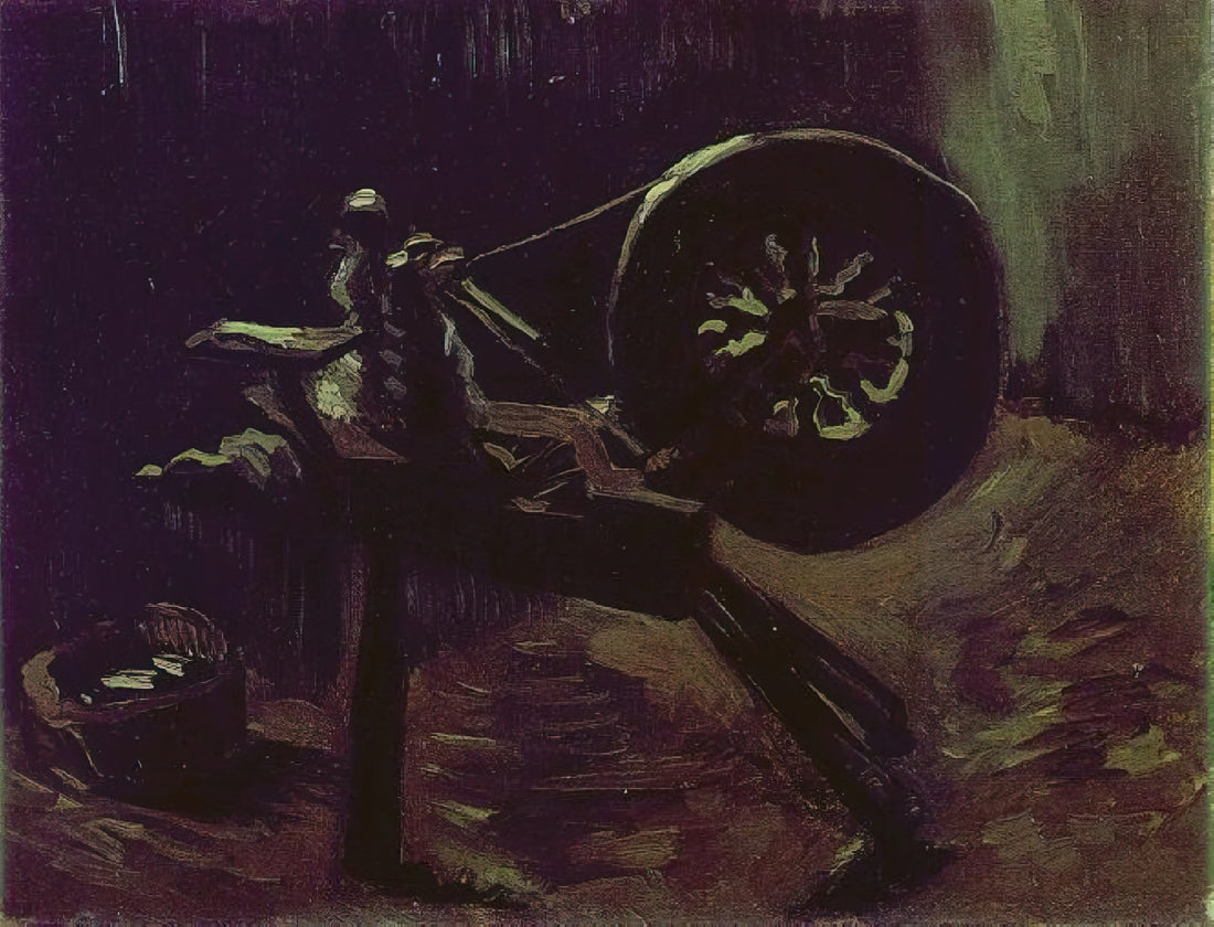 Vincent van Gogh and God: The Divine Struggle in a Tormented Artist's Vision - Bobbin Winder by Vincent van Gogh