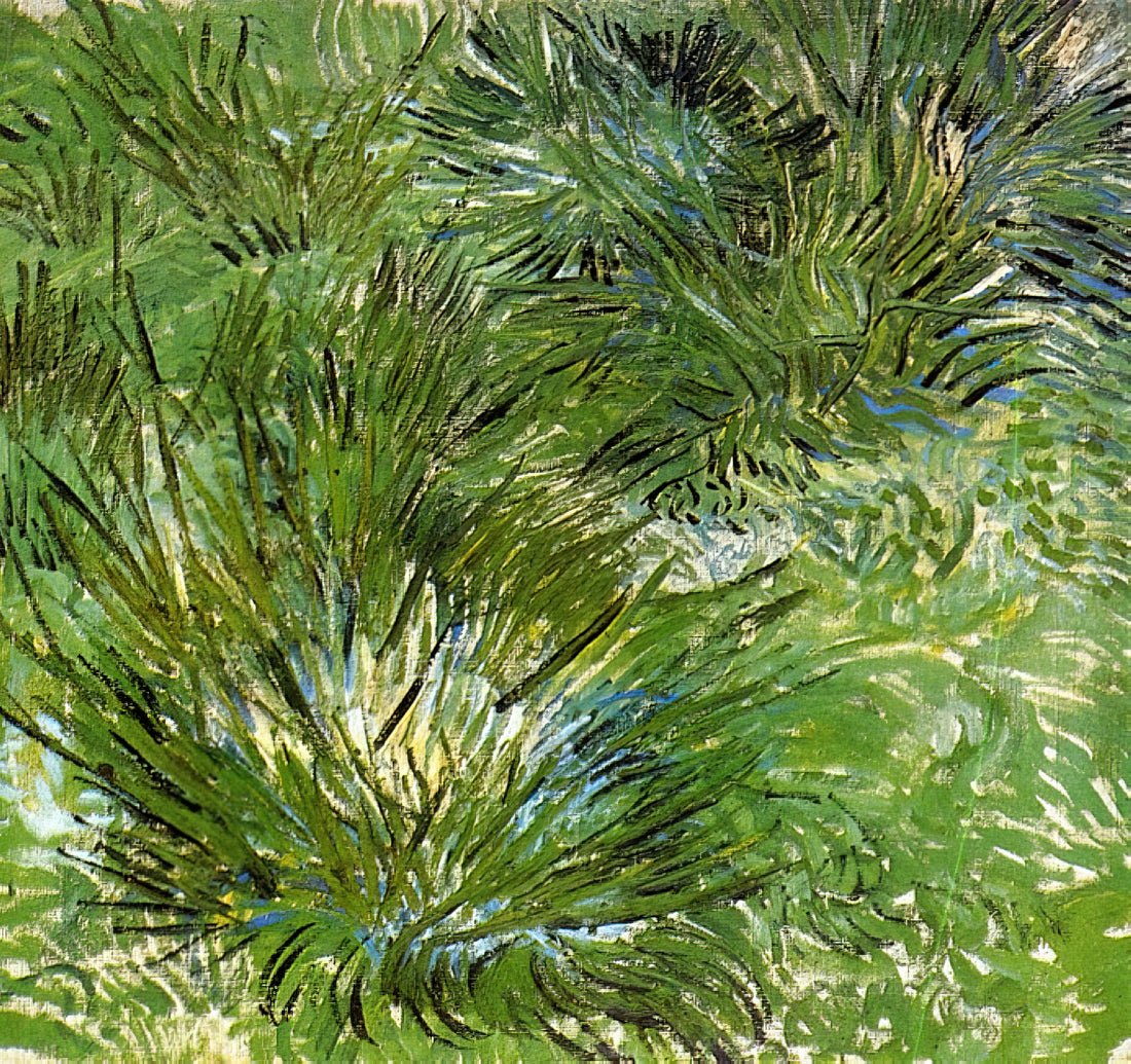Vincent van Gogh: The Tormented Genius Who Transformed Modern Art - Clumps of Grass by Vincent van Gogh