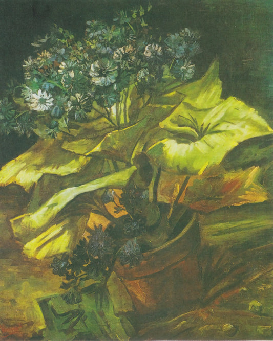 Vincent van Gogh: The Tormented Genius Who Transformed Modern Art - Flower Pot with Asters by Vincent van Gogh