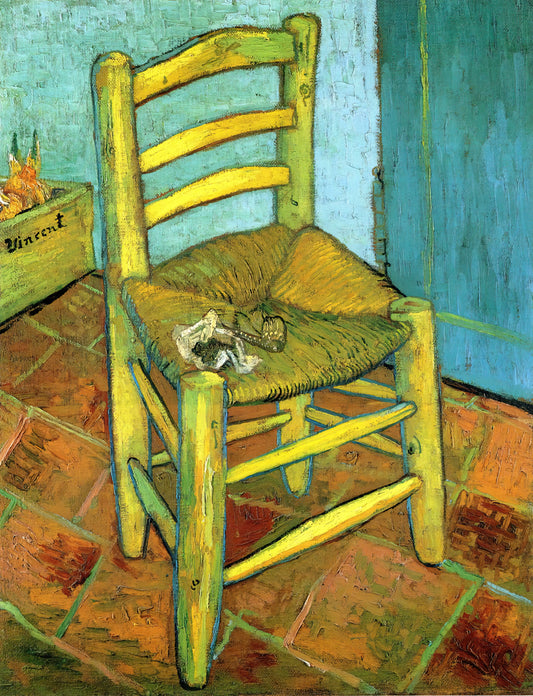 Vincent van Gogh: The Tormented Genius Who Transformed Modern Art - Van Gogh's Chair by Vincent van Gogh
