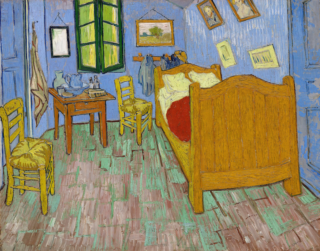 Vincent van Gogh: The Tormented Genius Who Transformed Modern Art - Vincent's Bedroom in Arles by Vincent van Gogh