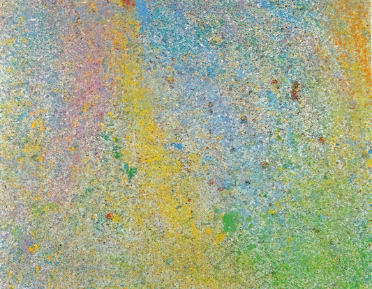 Walasse Ting Brushed Aluminum Print: A Collector's Guide to Vibrant Pop Art Legacy - Milky Way - 1966 by Walasse Ting