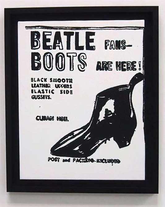 Warhol Original Prints: A Collector's Guide to Authenticity, Value, and Legacy - Beatle Boots by Andy Warhol
