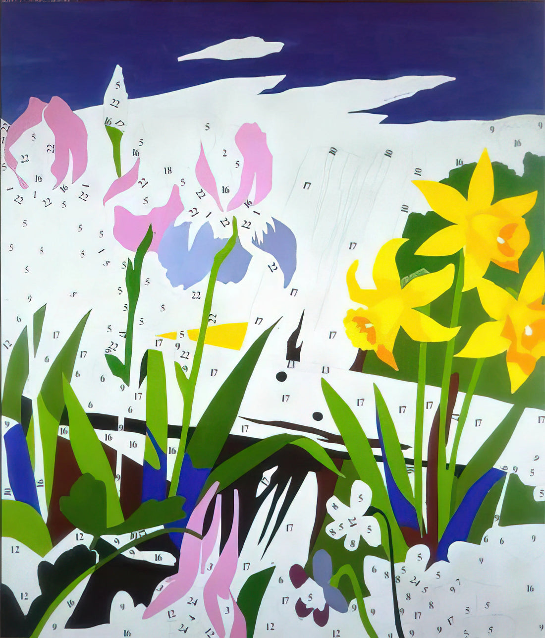 Warhol Reproductions: Understanding the Legacy and Value of Authentic Pop Art Prints - Do It Yourself  Flowers  by Andy Warhol