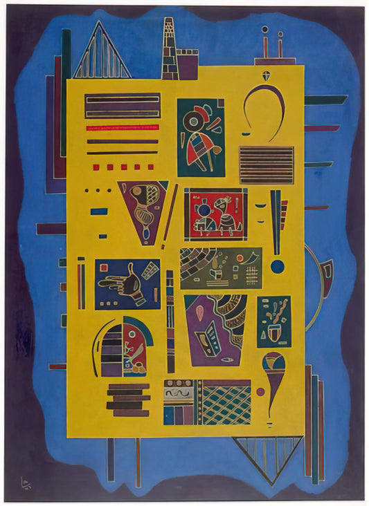 Wassily Kandinsky Black and Violet: Decoding the Abstract Master's Color Symphony - CONGLOMERAT 1943 by Wassily Kandinsky