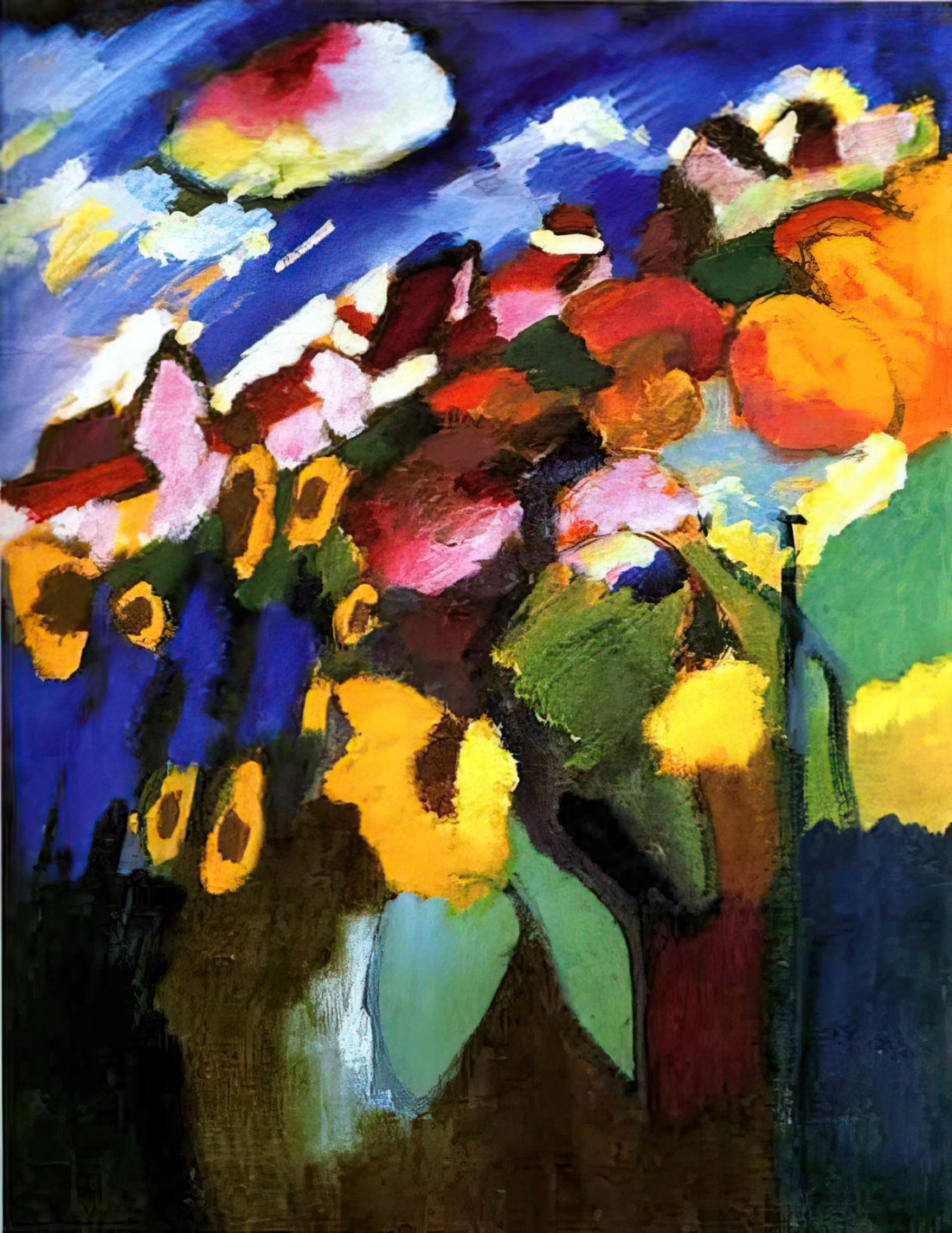 Wassily Kandinsky Poster: A Collector's Guide to Abstract Expressionism in Your Home - MURNAU GARDEN 1909 by Wassily Kandinsky
