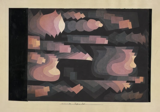 Wassily Kandinsky and Paul Klee: Pioneers of Abstract Art and Spiritual Expression - ADD IN RED 1921 by Paul Klee
