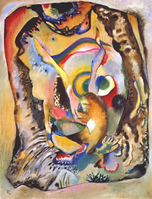 Wassily Kandinsky at MoMA: The Abstract Pioneer's Enduring Legacy - PAINTING ON LIGHT GROUND 1916 by Wassily Kandinsky