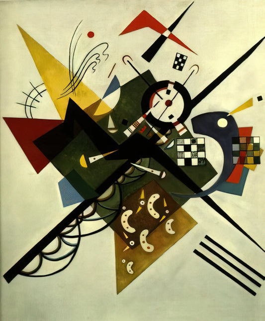 Wassily Kandinsky at Sotheby's: A Confluence of Abstraction and Market Acumen - ON WHITE II 1923 by Wassily Kandinsky