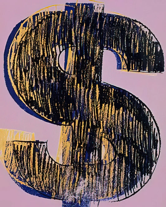 Wayne Gretzky Andy Warhol Print: The Iconic Intersection of Sports and Pop Art - Dollar Sign by Andy Warhol