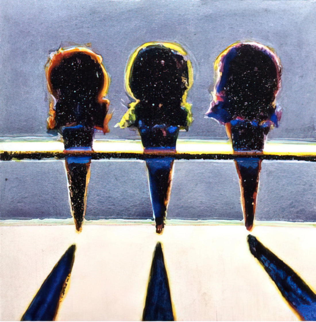 Wayne Thiebaud Crocker: The Artist Who Transformed Everyday Objects into Iconic Art - Dark Cones - 1964 by Wayne Thiebaud
