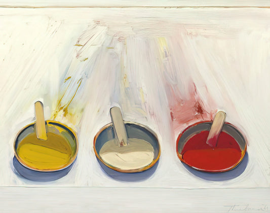 Wayne Thiebaud Painting Names: A Curated Guide to His Iconic Works - Dressing Wells - 1961 by Wayne Thiebaud