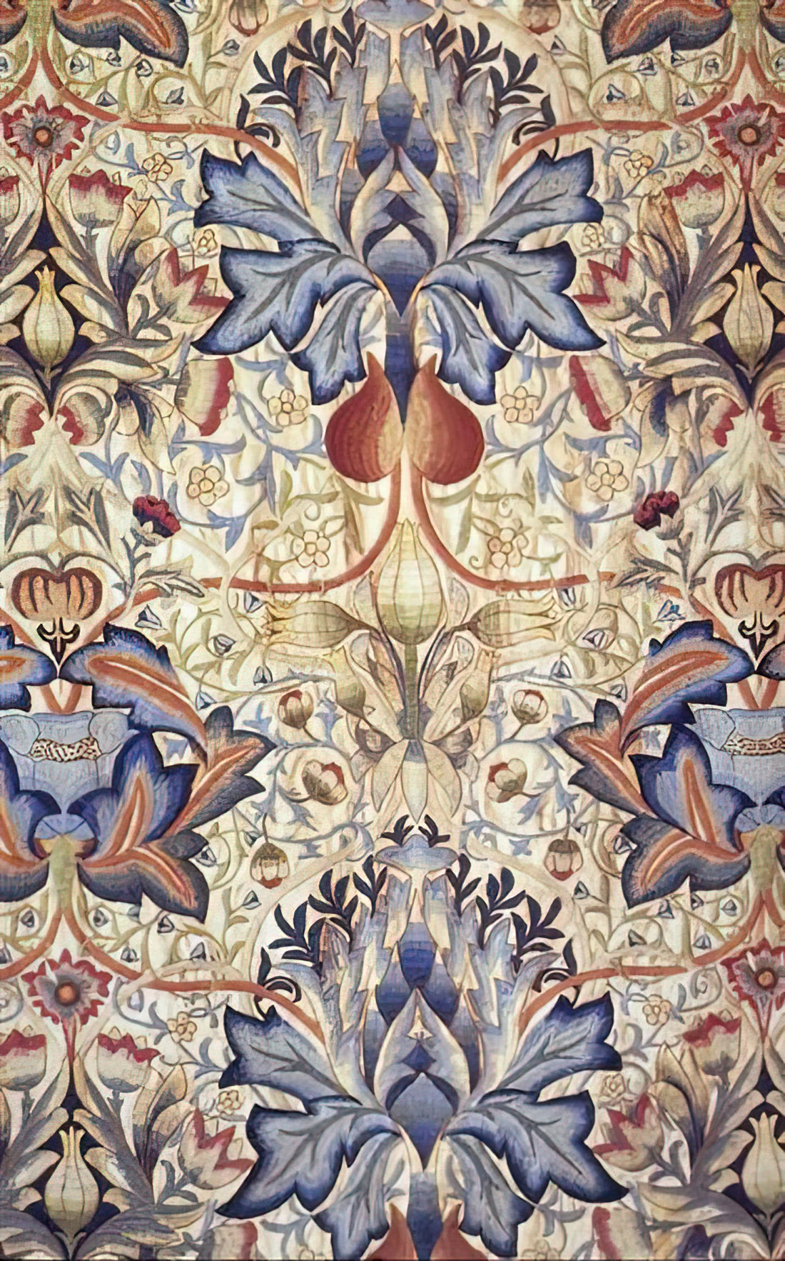 William Morris Exhibition Poster Framed: A Collector's Guide to Arts & Crafts Masterpieces - ACANTHUS EMBROIDERED PANEL 1890 by William Morris