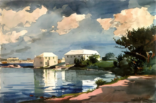 Winslow Homer Fox: A Masterpiece of American Realism and Symbolism - SALT KETTLE BERMUDA by Winslow Homer