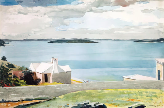 Winslow Homer Posters: Capturing American Realism in Museum-Quality Prints - INLAND WATER BERMUDA by Winslow Homer