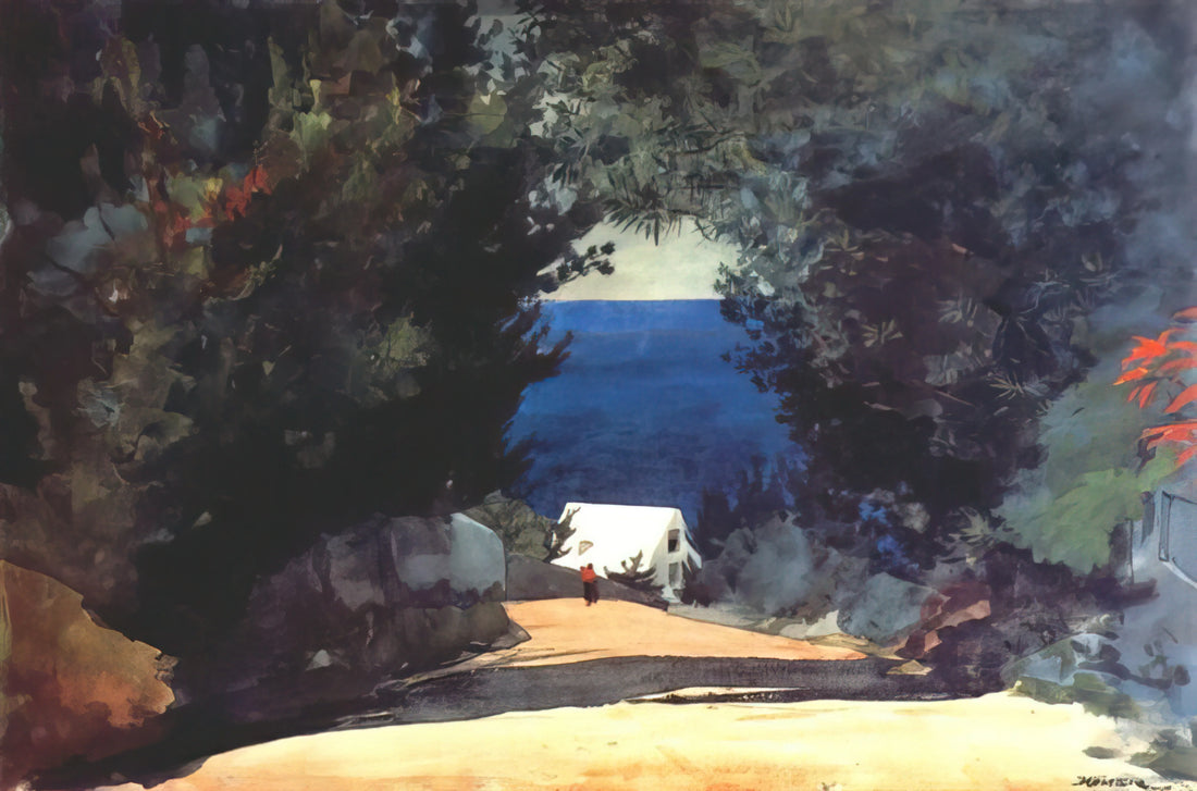 Winslow Homer Prints for Sale: A Collector's Guide to America's Master of Realism - ROAD IN BERMUDA by Winslow Homer