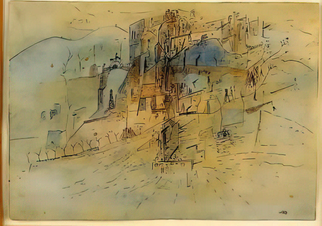 Wols Reproduction: Capturing the Essence of a Visionary Artist in Museum-Quality Prints - Cite - 1945 by Wols