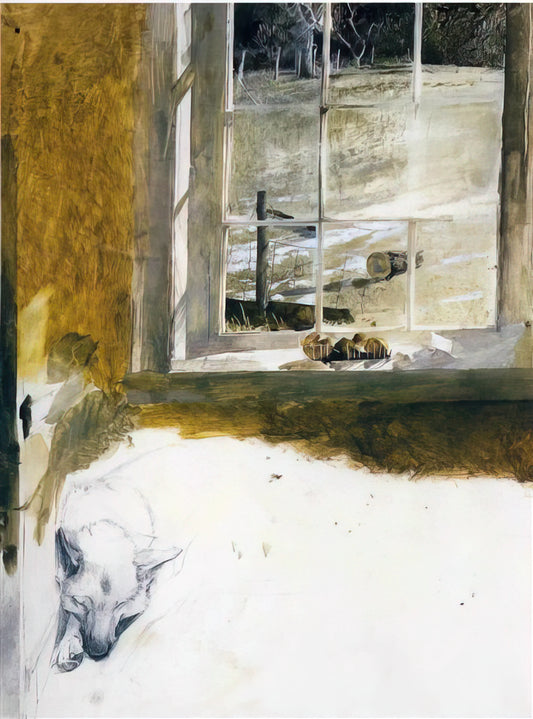Wyeth Art: The Enduring Legacy of Andrew Wyeth's American Realism - GROUNDHOG DAY 3 by Andrew Wyeth