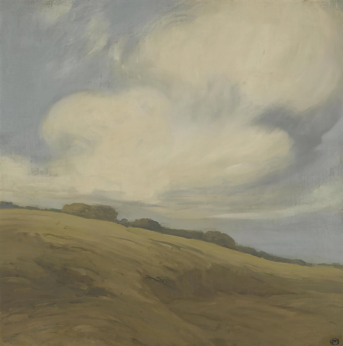 Xavier Martinez Reproductions: Capturing the Soul of California Tonalism - Clouds over a California hillside - Tonalism by Xavier Martinez