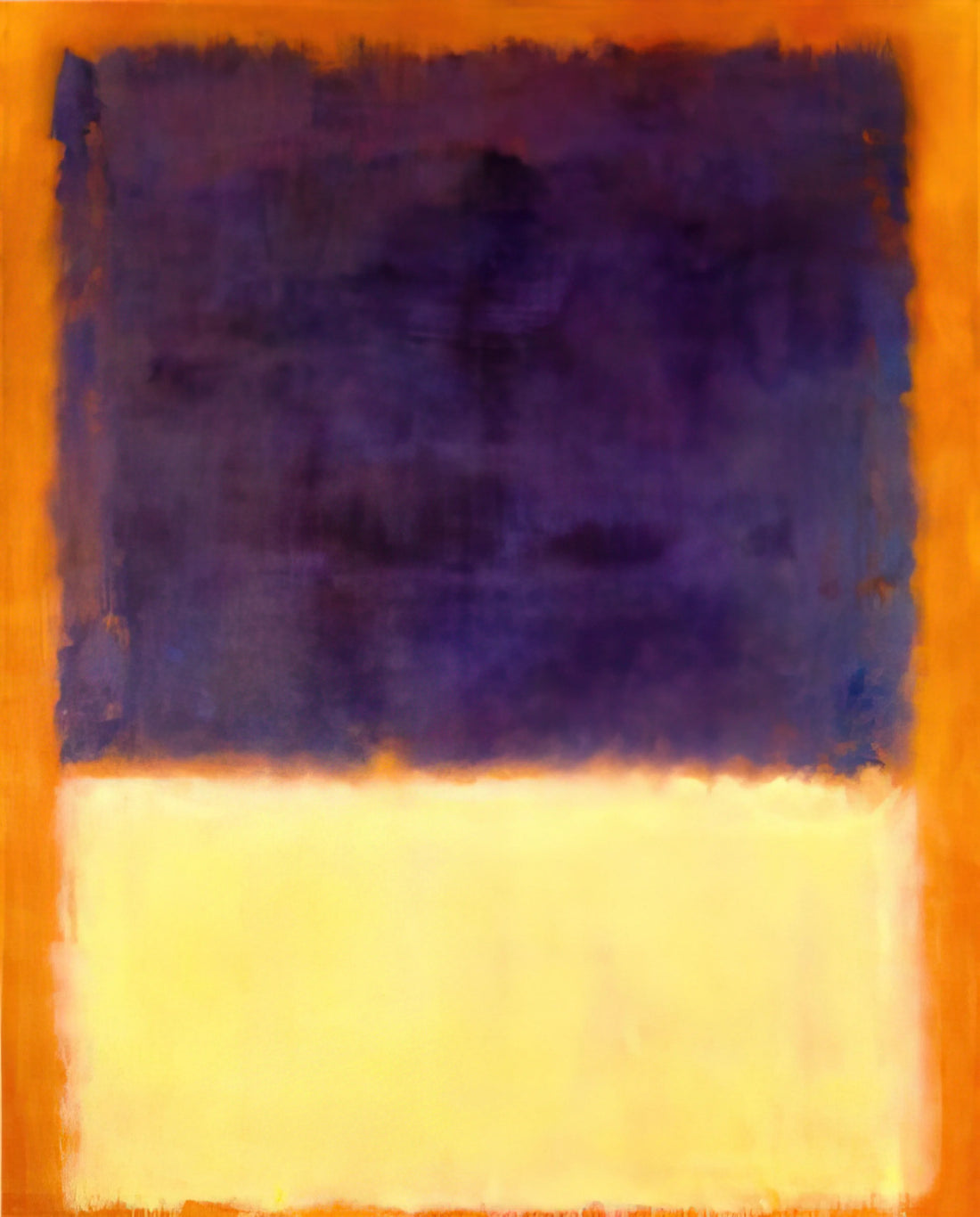 Yellow Blue Rothko: A Deep Dive into Mark Rothko's Color Field Mastery - Red, Orange, Tan and Purple - 1954 by Mark Rothko