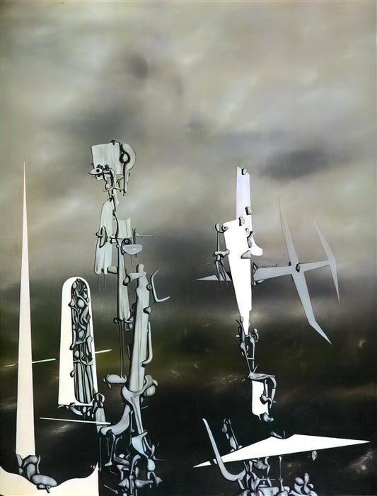 Yves Tanguy Art: Exploring the Surrealist Master of Dreamlike Landscapes - Phantoms by Yves Tanguy