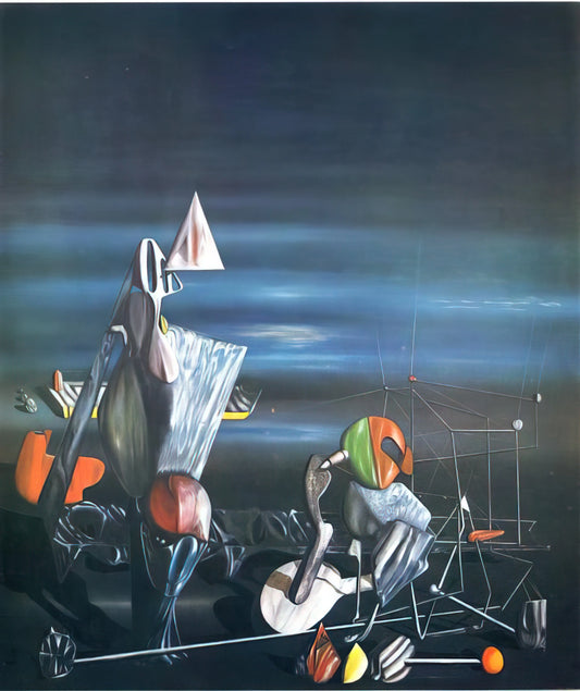 Yves Tanguy Canvas: Exploring the Dreamscapes of Surrealism's Master of the Unconscious - Slowly Toward The North by Yves Tanguy