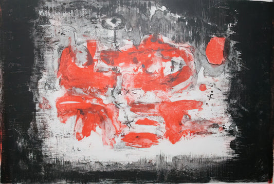 Zao Wou-Ki Acrylic Print: A Collector's Guide to His Abstract Masterpieces - UNTITLED 1956 1 by Zao Wou-Ki