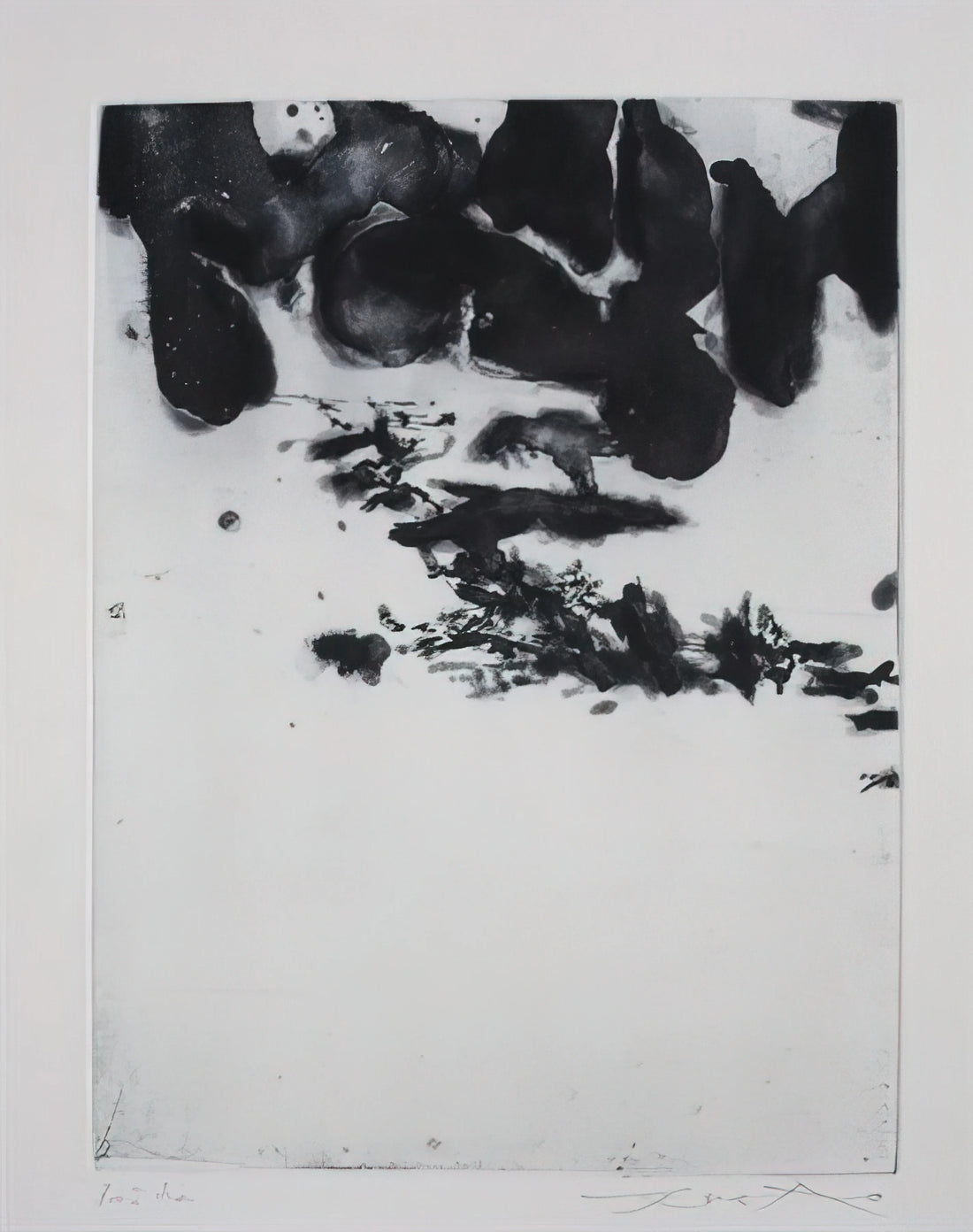 Zao Wou-Ki Posters: The Abstract Master's Legacy in Modern Art Prints - GENESIS 1982 by Zao Wou-Ki