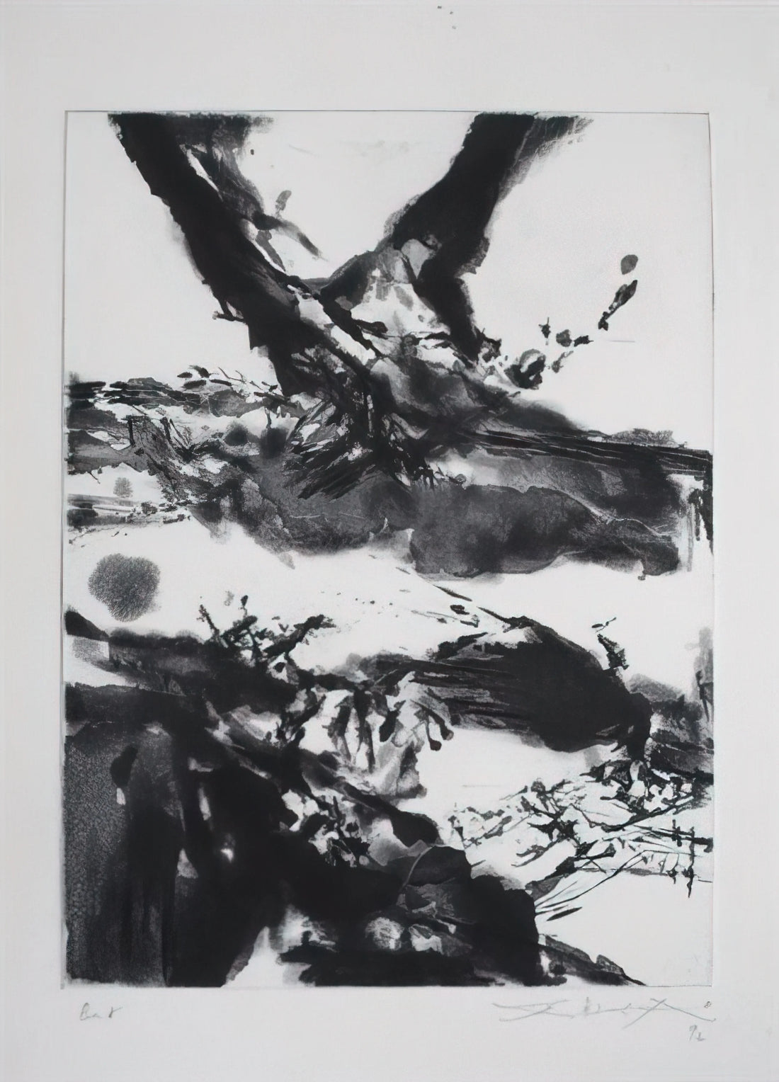 Zao Wou-Ki at Sotheby's: Understanding the Market and Legacy of a Modern Master - FLASHES 1992 by Zao Wou-Ki