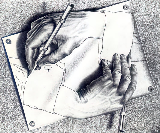 What Makes M.C. Escher’s Drawing Hands a Masterpiece of Visual Paradox?