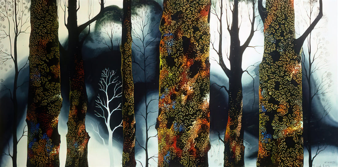 What Makes Eyvind Earle’s Trees So Iconic in Mid-Century Modern Art?