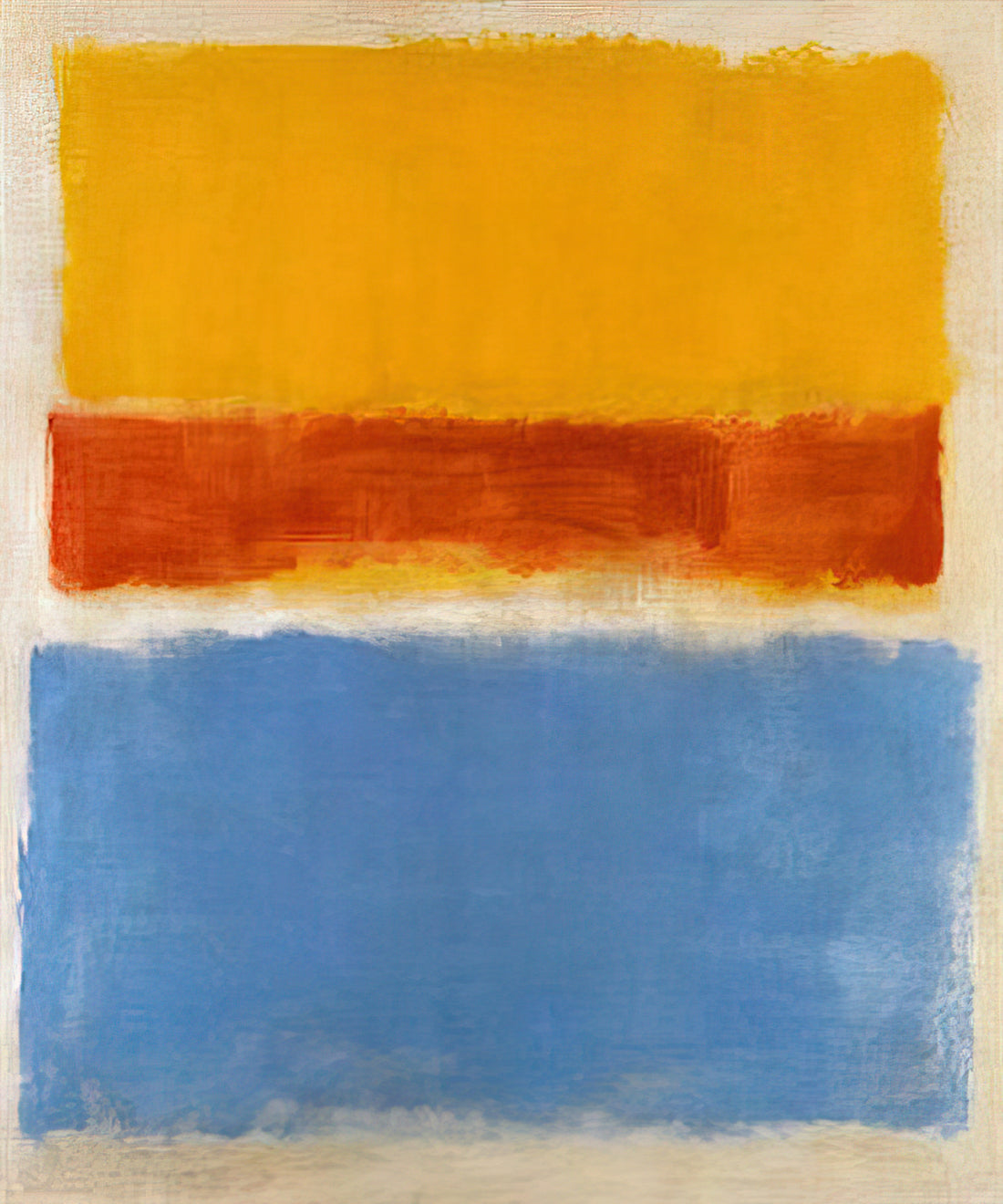 What Are the Most Famous Paintings Featuring Red, Yellow, and Blue?