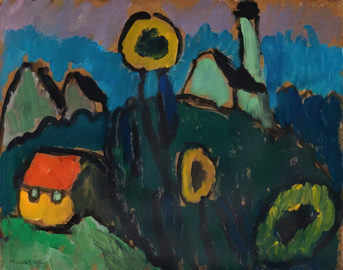 Gabriele Münter und die Dorfkirche: Ein Meisterwerk des Expressionismus