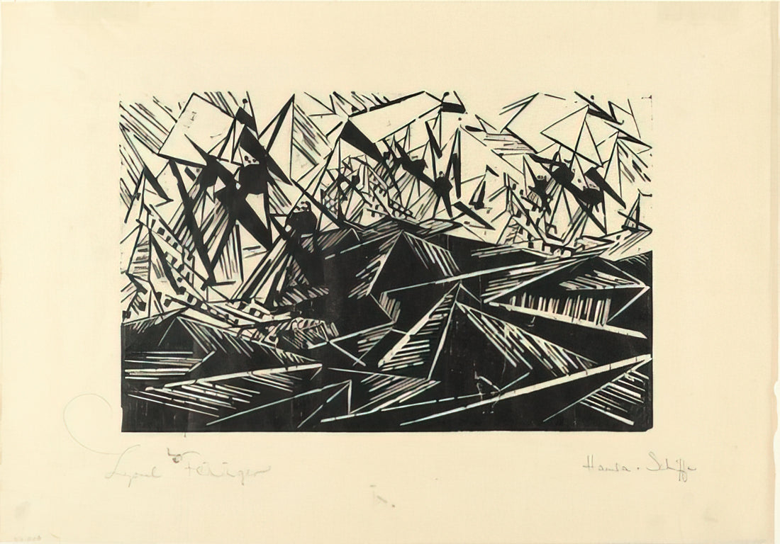 Was macht Lyonel Feiningers 'Vogelwolke' zu einem Meisterwerk der modernen Kunst?