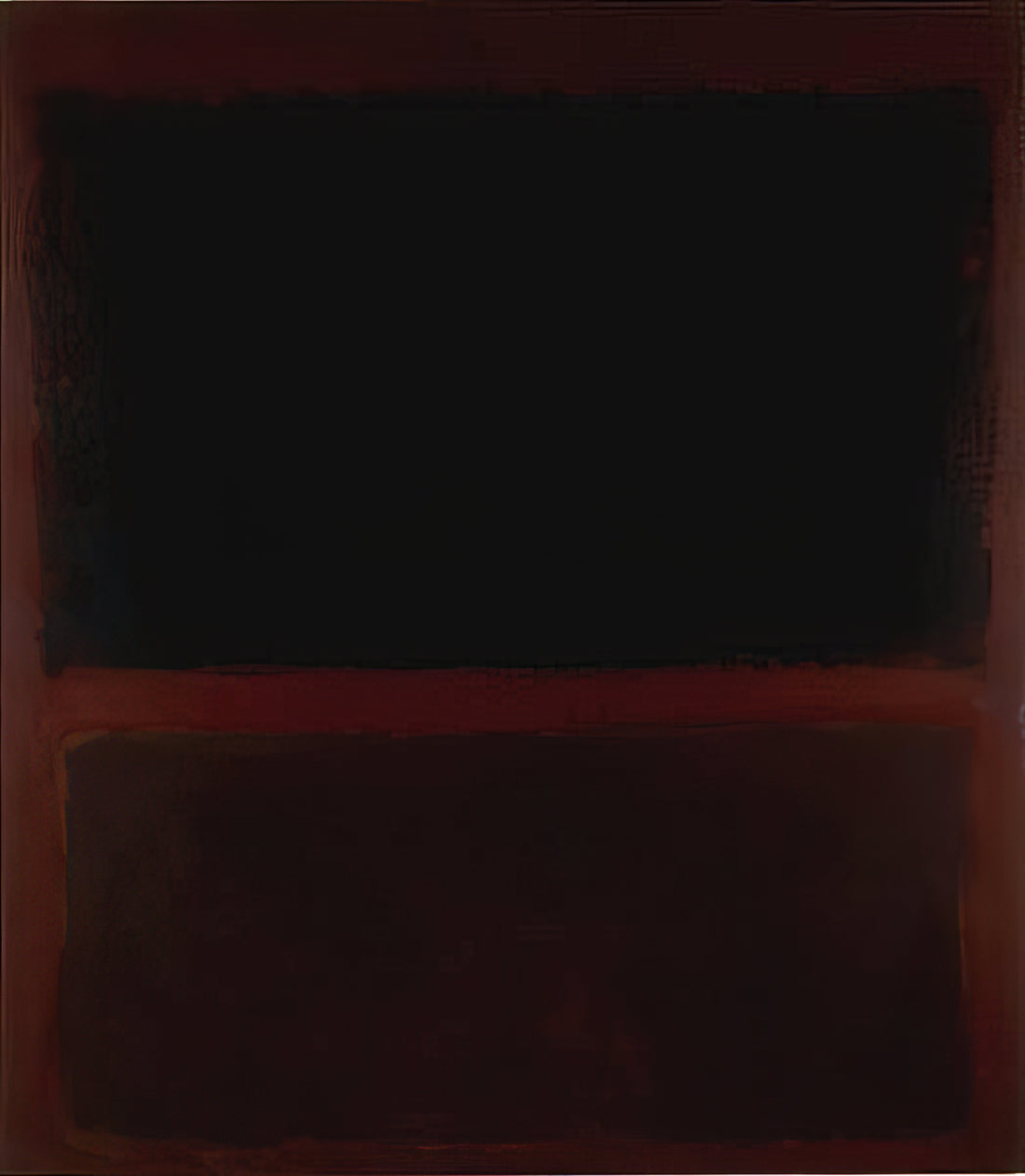 What Makes Mark Rothko’s 'Black on Dark Sienna on Purple' a Masterpiece of Abstract Expressionism?