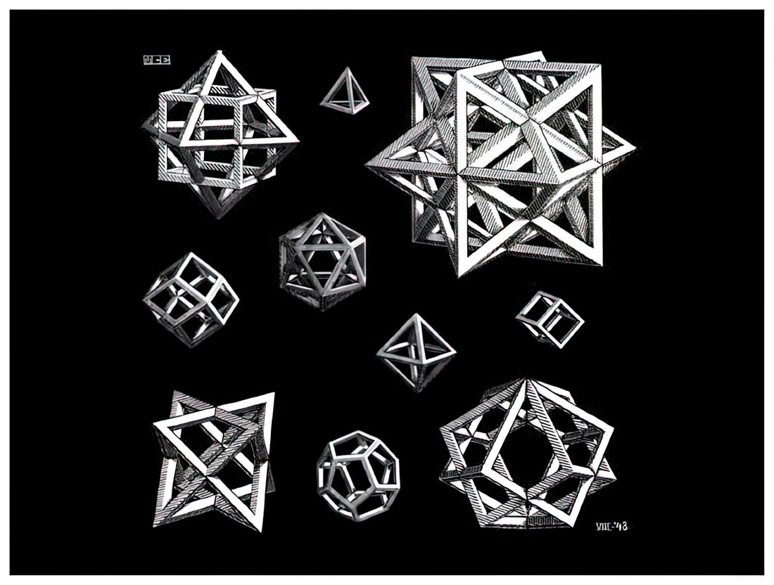 What Makes M.C. Escher’s Stars So Mesmerizing? A Deep Dive into His Celestial Masterpieces