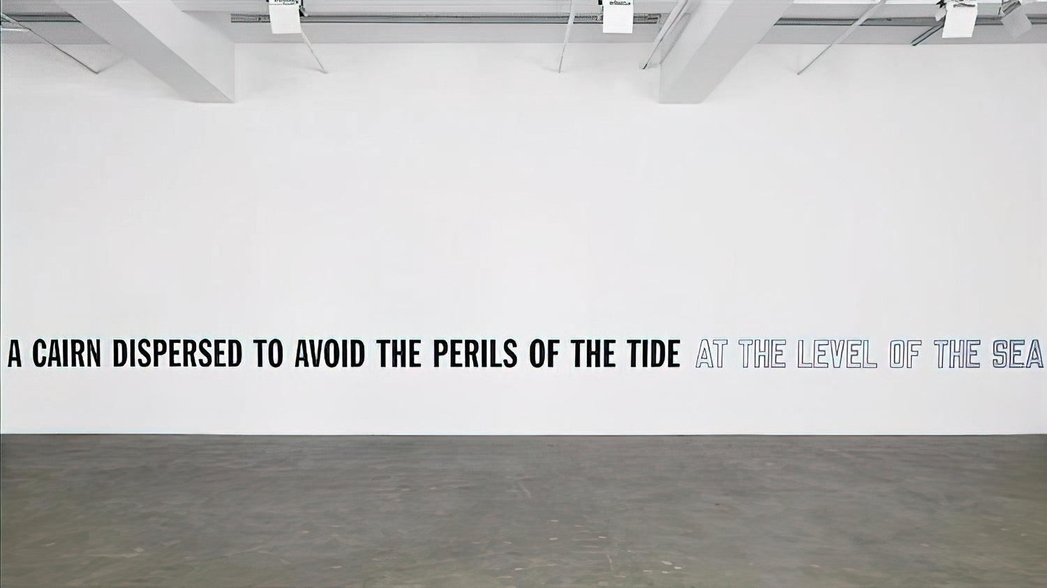 Lawrence Weiner Poster Collection