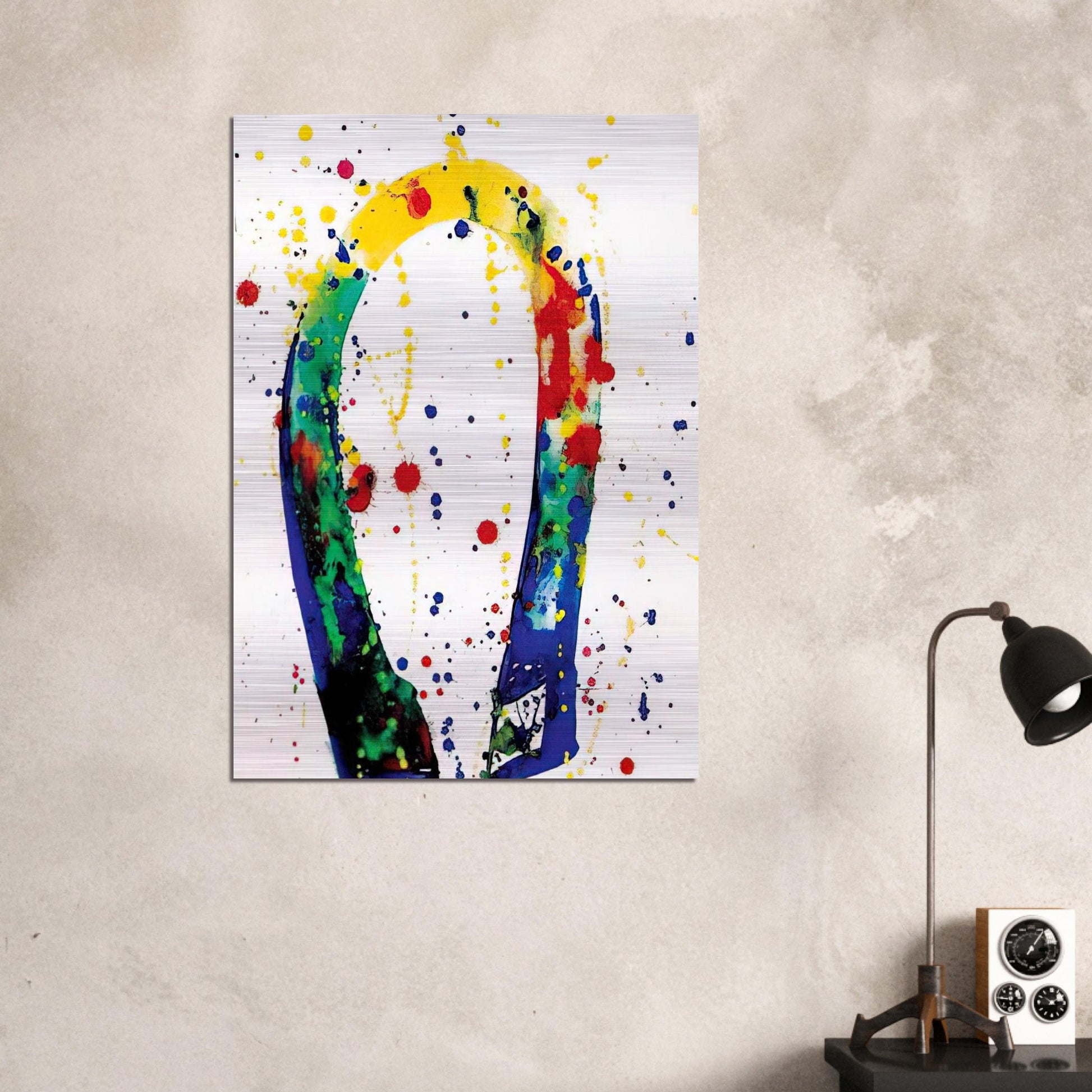 Sculpture Drawing Toyko  SF65-018  - Sam Francis Brushed Aluminum Print - 70x100 cm / 28x40 inches | Sam Francis Aluminum Print | Sam Francis Prints