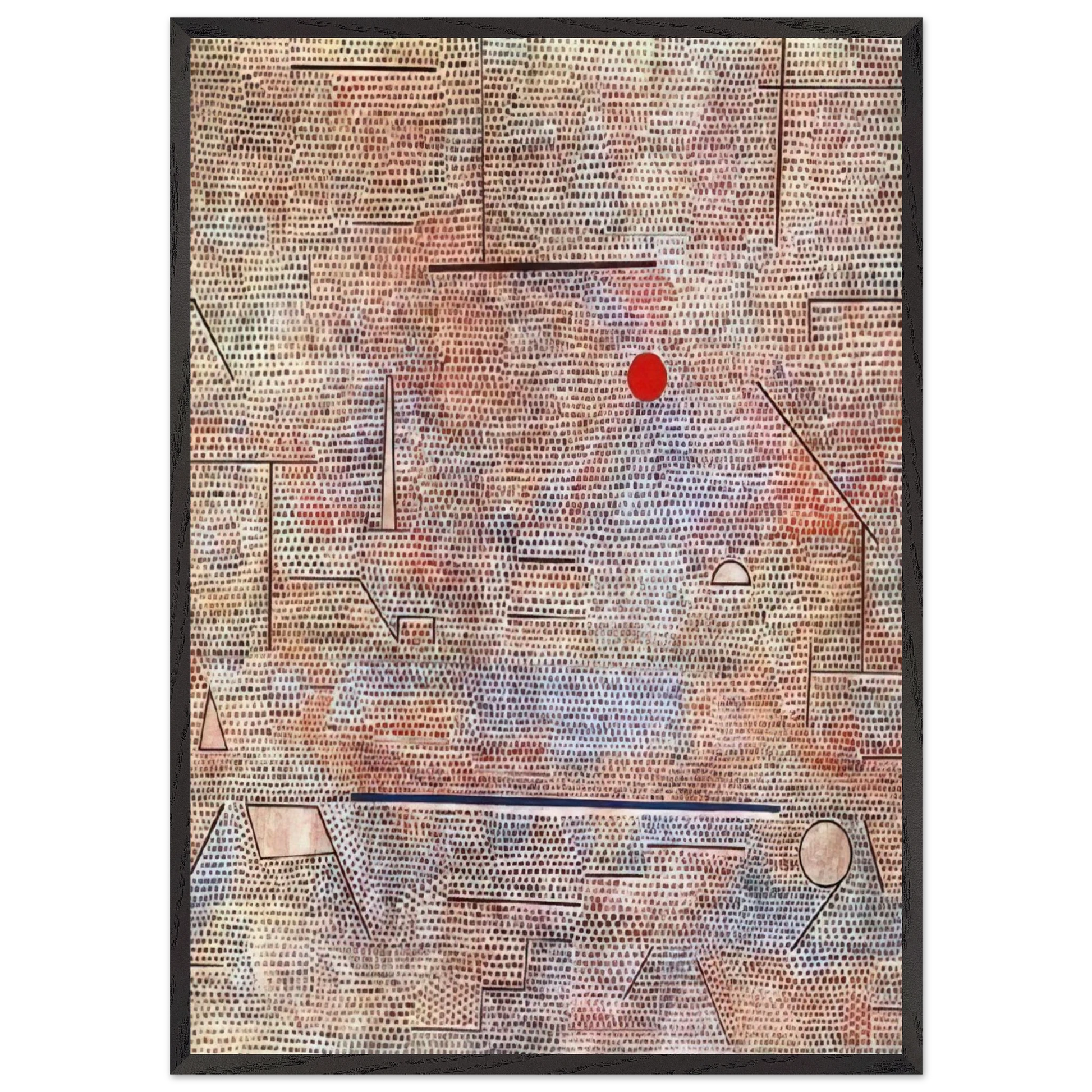 CACODEMONIC 1916 - Paul Klee Framed Art Print – Black Wooden Frame - Default Title - -Framed Art Print
