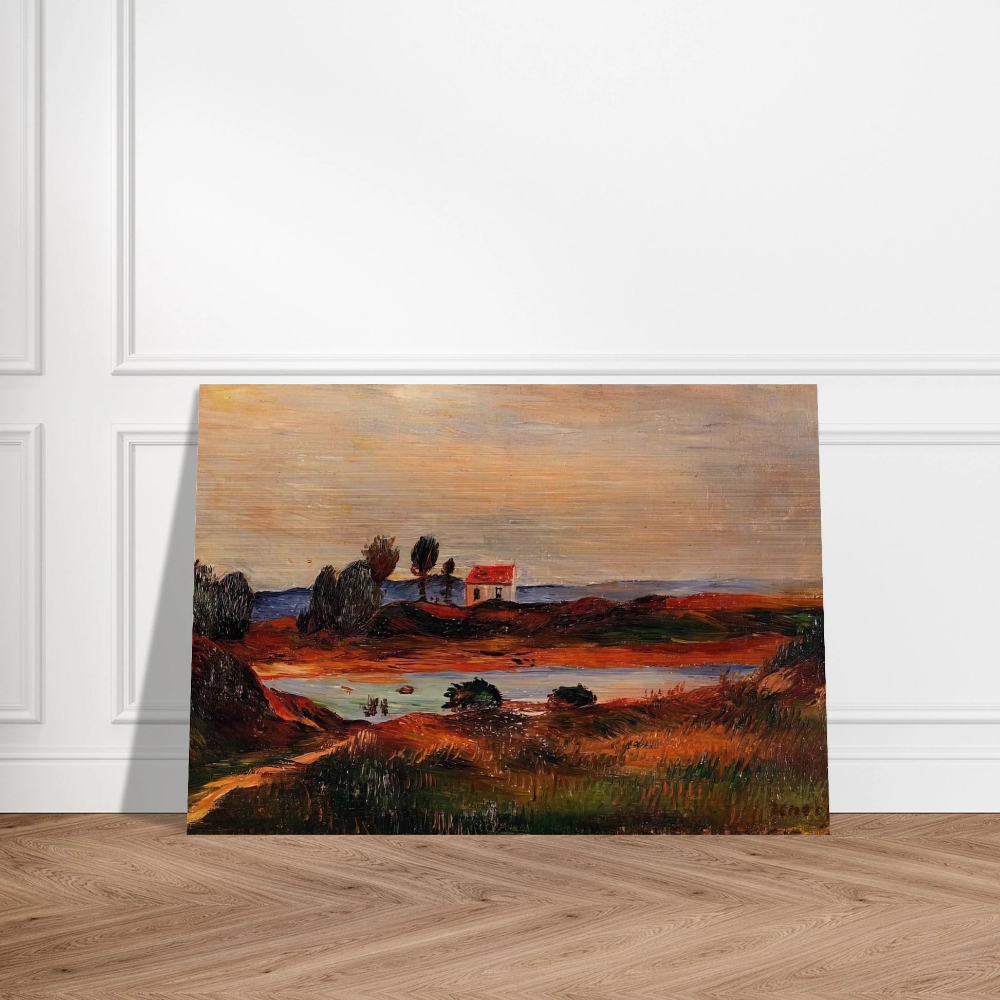 View of Brittany - Pierre-Auguste Renoir Brushed Aluminum Print - 70x100 cm / 28x40 inches | Pierre-Auguste Renoir Aluminum Print | Pierre-Auguste Renoir Prints